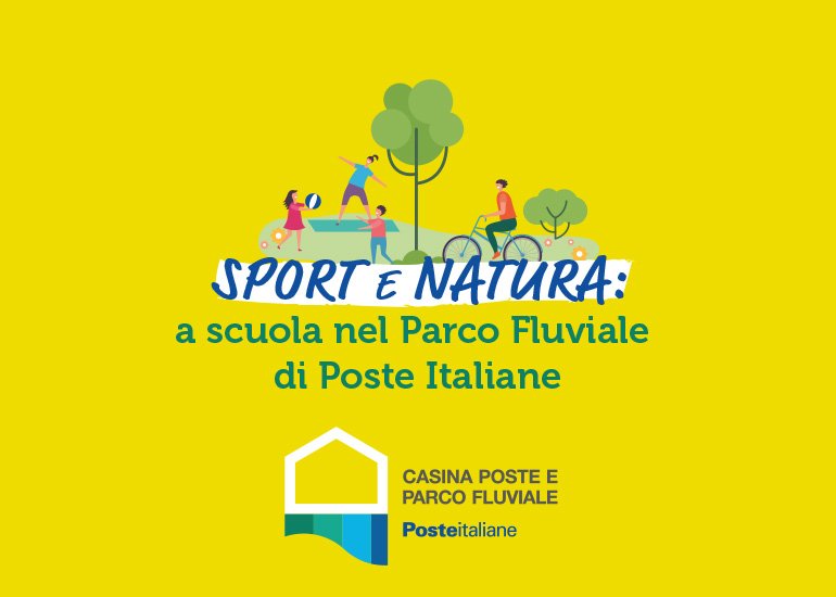 Sport e natura: a scuola nel Parco Fluviale di Poste Italiane
