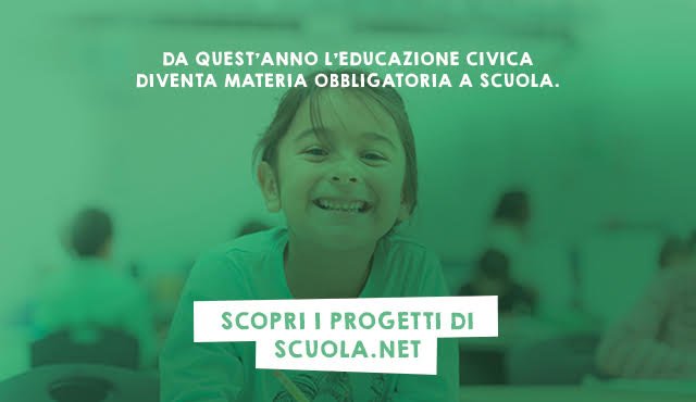L’educazione civica diventa obbligatoria: ecco i progetti di scuola.net