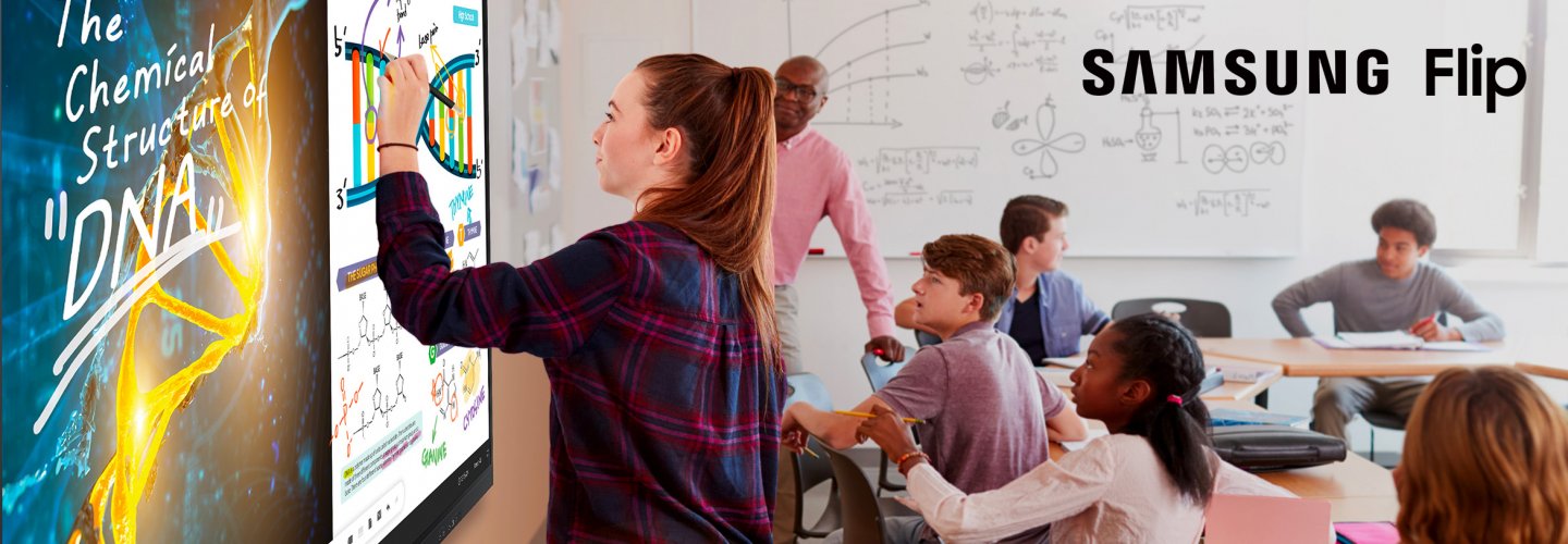Oltre la LIM con il display interattivo Samsung Flip