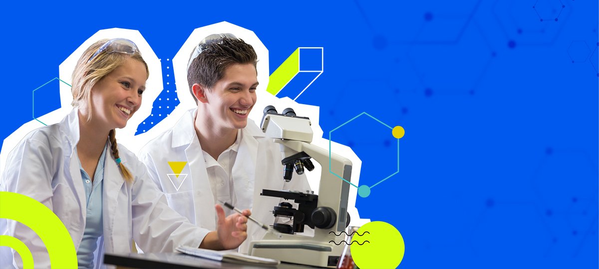 Immagine di copertina dell'articolo concorso di Mad For Science con un ragazzo e una ragazza che fanno esperimenti