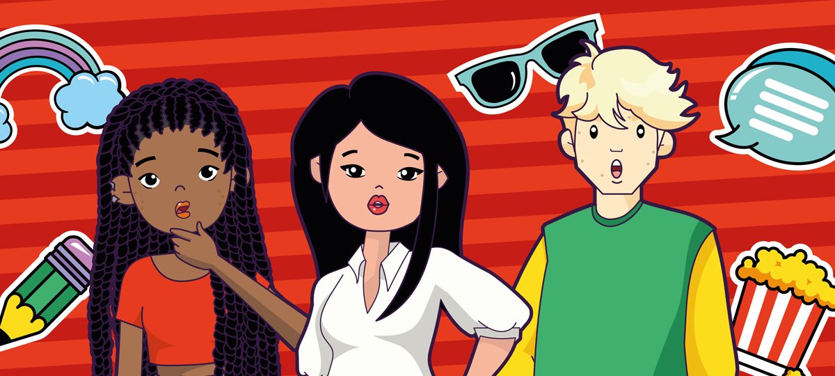 Grafica di copertina del progetto educativo domande scomode at school con studenti inclusivi