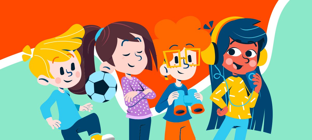 Grafica di copertina del progetto di educazione digitale neoconnessi kids con personaggi del libro per bambini